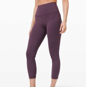 Lululemon Wunder Train Leggings Size 12 Grape Thistle